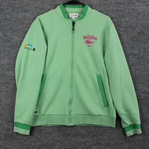 Lacoste Sport Jacket Men Small Track Miami Open 2025 Green Full Zip Tennis Sport
